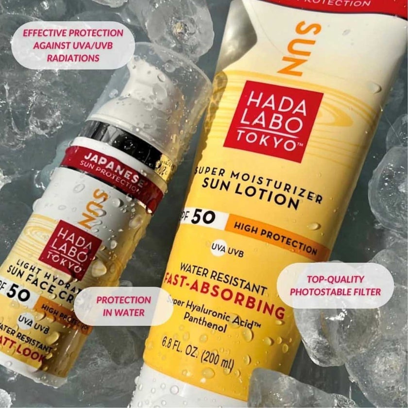 Hada Labo Tokyo Super Moisturizer SPF 50 Sun Lotion 200ml