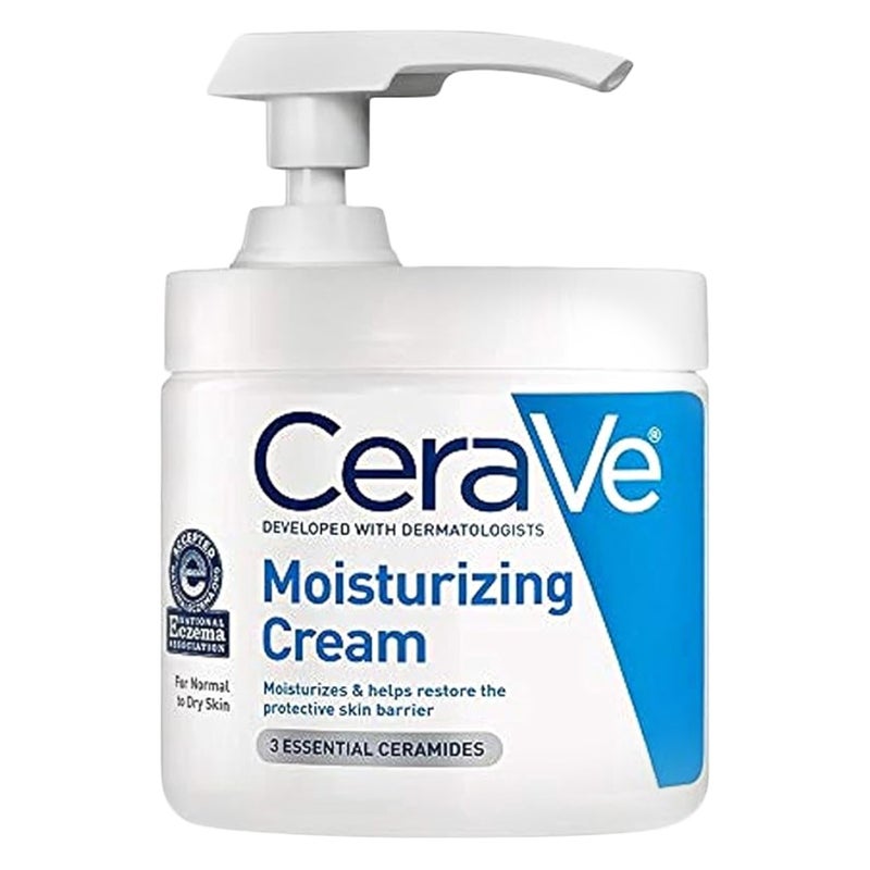 CeraVe Moisturizing Cream Pump For Normal To Dry Skin 435g