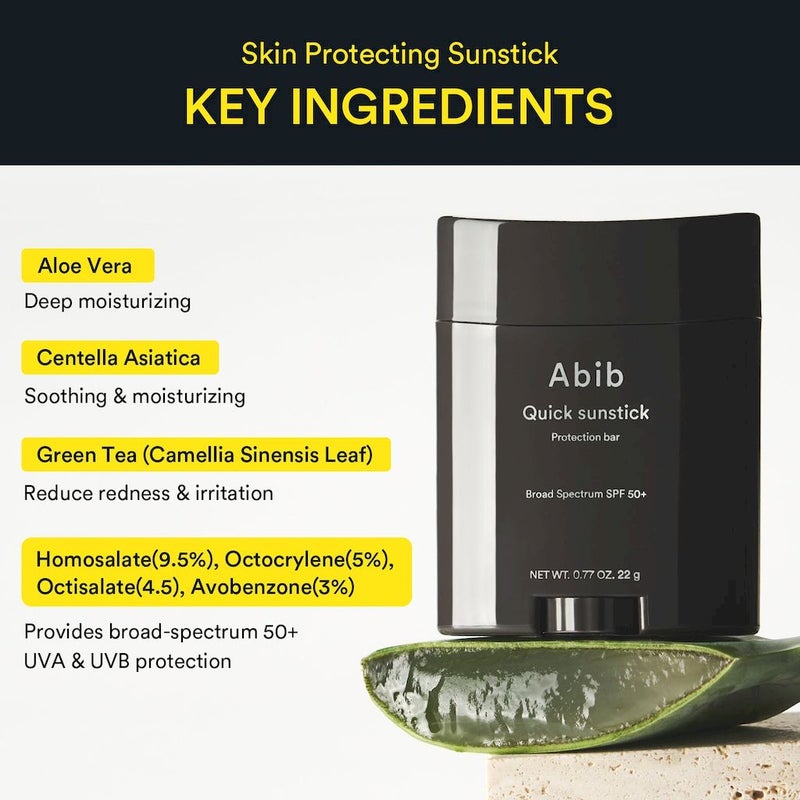 Abib SPF50+ PA++++ Quick Sunstick Protection Bar 22g