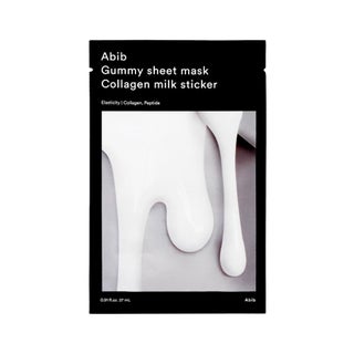 Abib Gummy Sheet Mask Collagen Milk Sticker 27ml, Pack of 10's