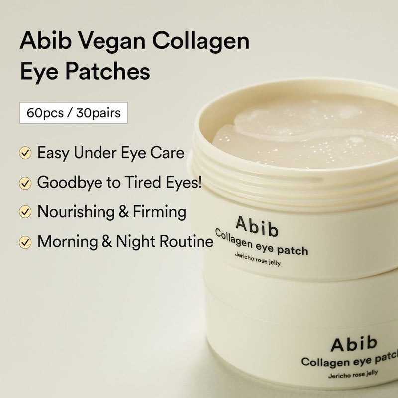 Abib Jericho Rose Jelly Collagen Eye Patches, Pack of 60's