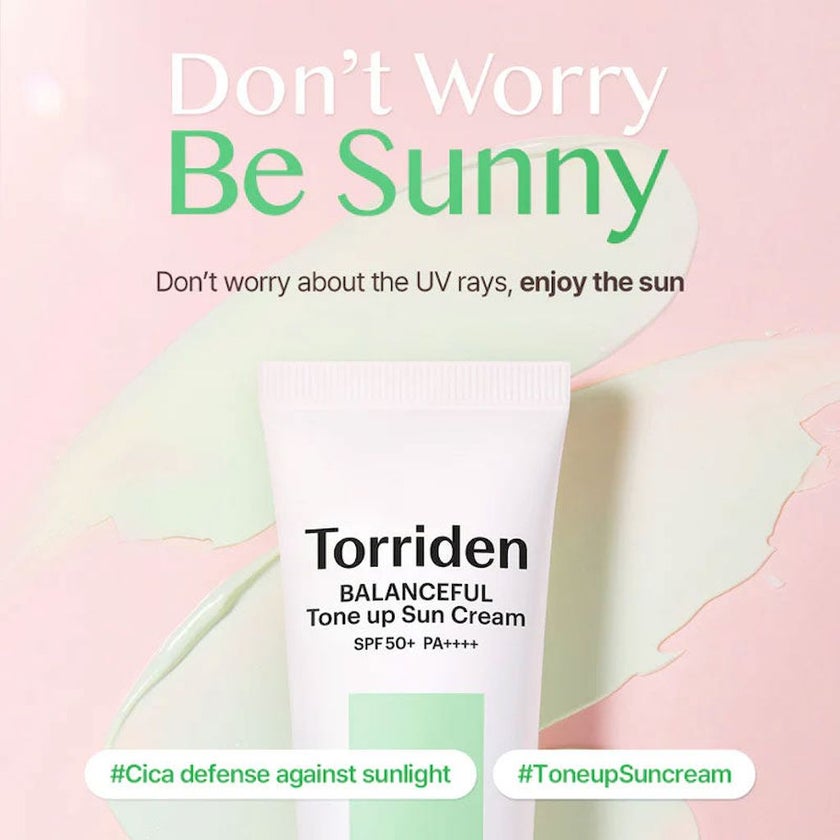 Torriden Balanceful Cica SPF50+ PA++++ Tone Up Sun Cream 60ml