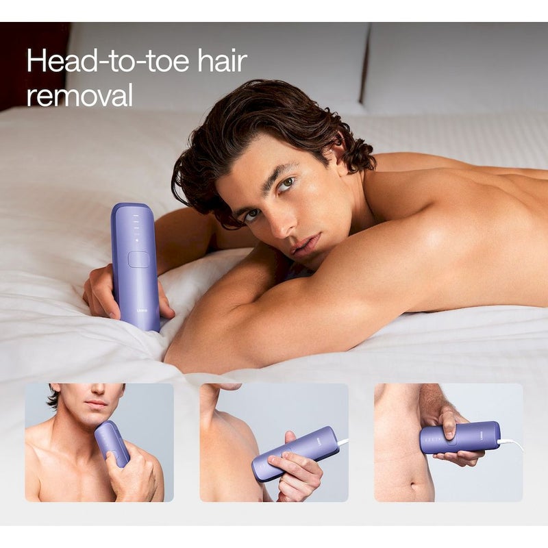 Ulike Air 3 IPL Hair Removal Device With Leather Case - Purple 