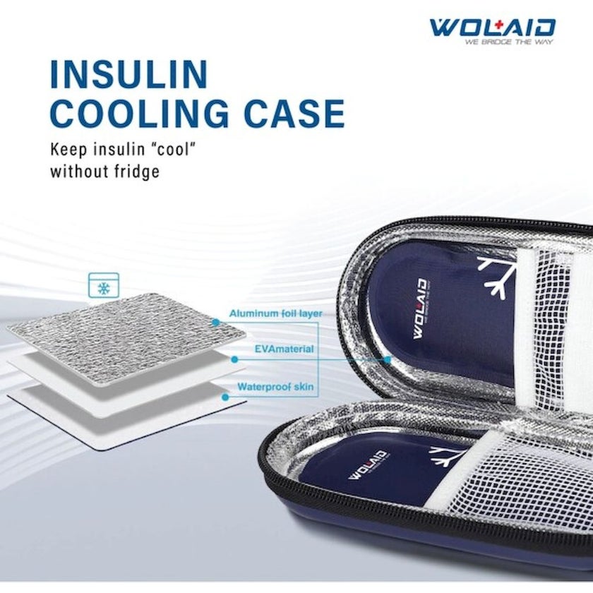 Wolaid Portable Insulin Cooling Case