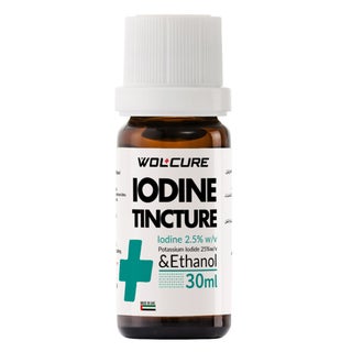 Wolcure Iodine Tincture 2.5% W/V Solution 30ml 