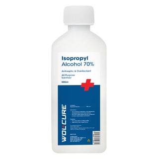Wolcure Isopropyl Alcohol 70% Antiseptic Solution 500ml
