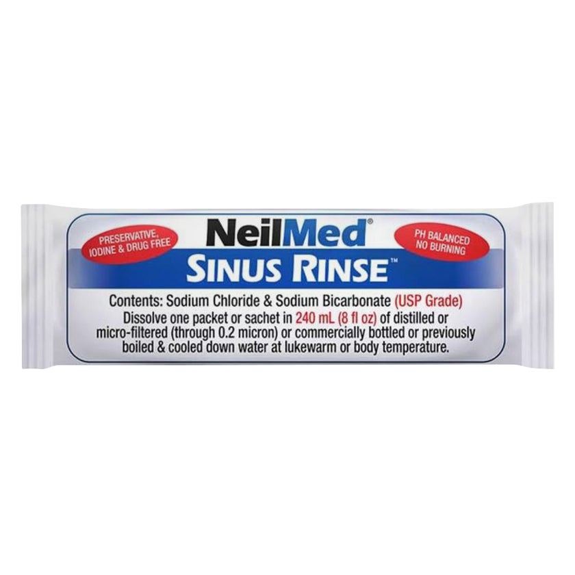 NeilMed Sinugator Cordless Pulsating Nasal Wash With 30 Sinus Rinse