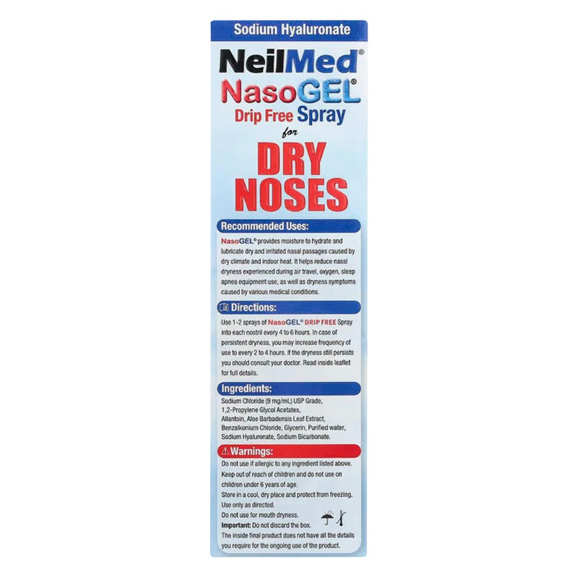 NeilMed NasoGel Spray For Dry Noses 30ml