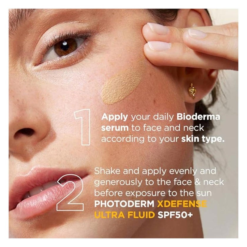 Bioderma Photoderm Xdefense Ultra Fluid SPF50+ Sunscreen 40ml - Shade 02 Light Tinted