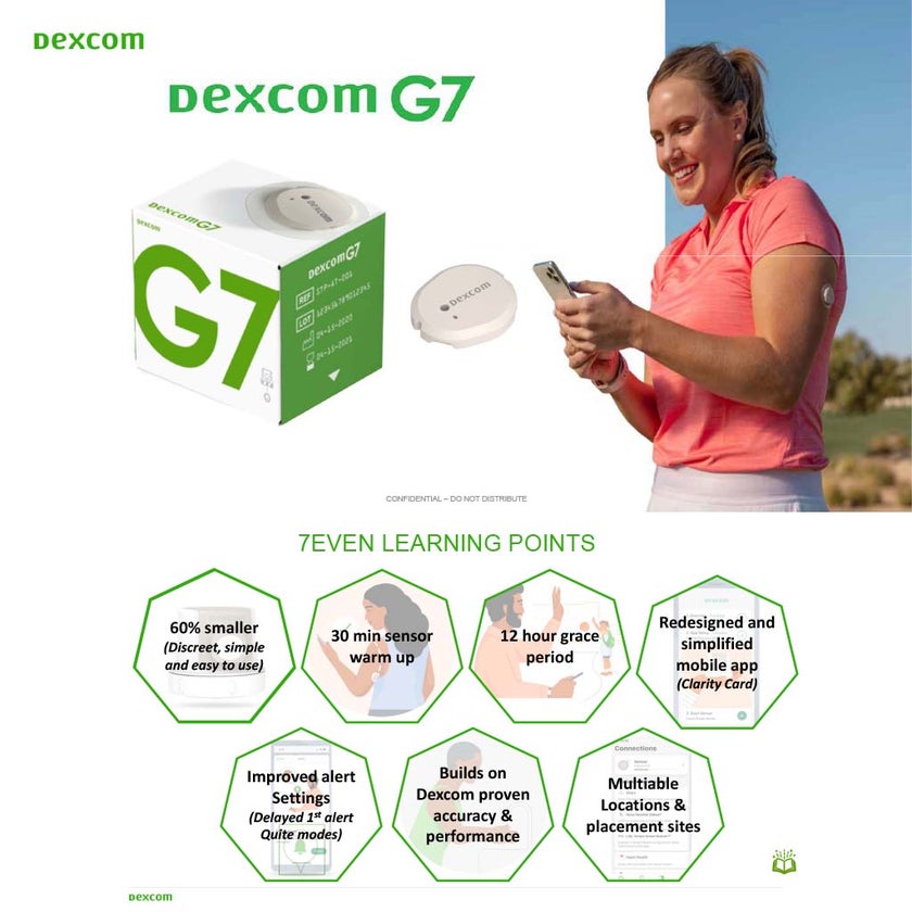 Dexcom G7 Sensor Kit For Continuous Glucose Monitoring