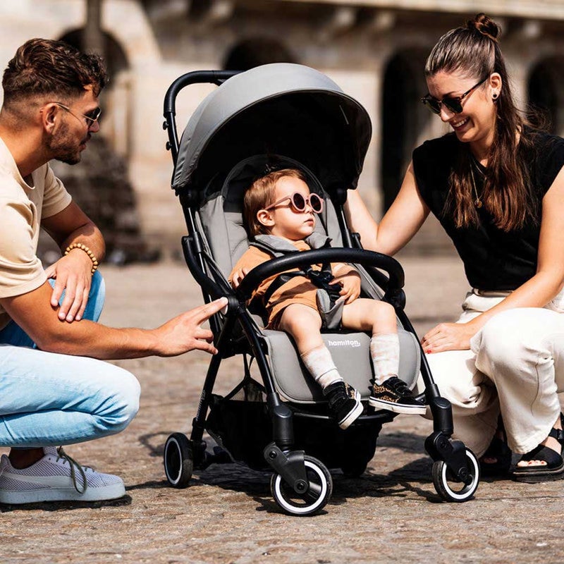Hamilton by Yoop X1 Premium Baby Stroller - Grey