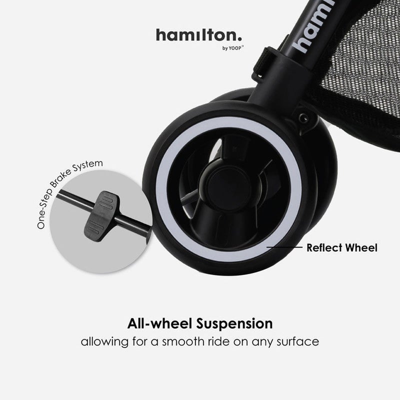 Hamilton by Yoop X1 Premium Baby Stroller - Green