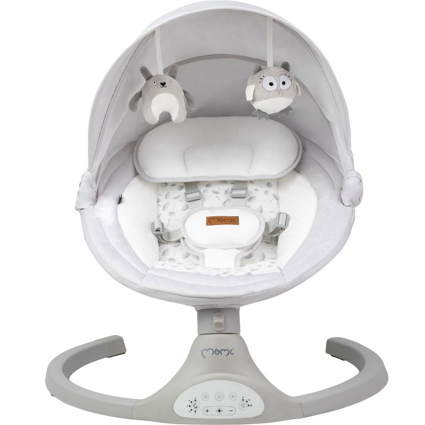 MoMi Kenani Electric Baby Bouncer - Light Grey