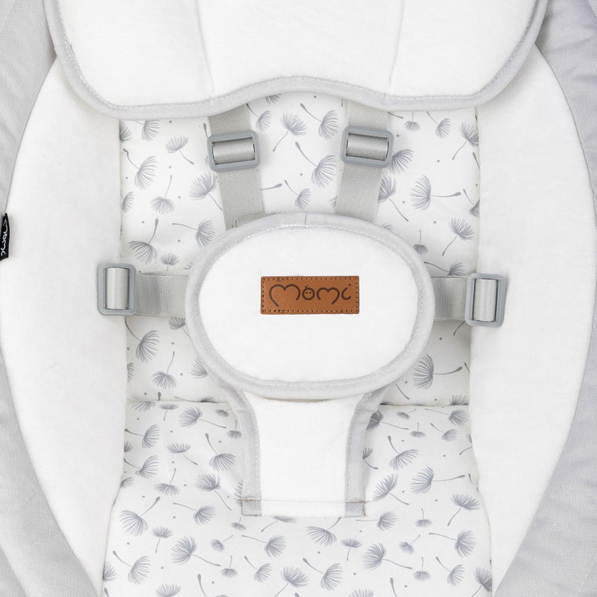 MoMi Kenani Electric Baby Bouncer - Light Grey