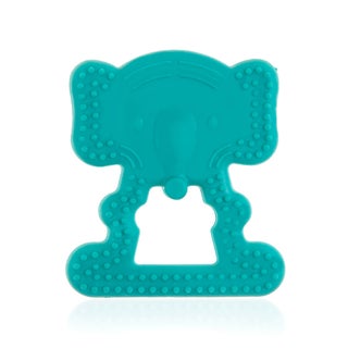 Babyjem Baby Teethering Elephant Gloves For 3+ Month - Green