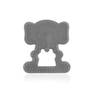Babyjem Baby Teethering Elephant Gloves For 3+ Month - Grey