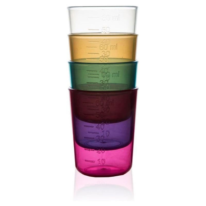Babyjem My First Sippy Cup For 4+ Months Baby - Multicolor 60ml, Pack of 4's