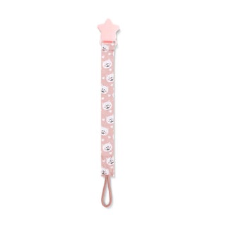 Babyjem Printed Baby Pacifier Holder - Pink