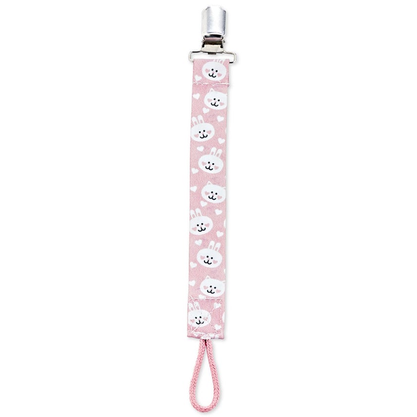Babyjem Printed Baby Pacifier Holder - Pink