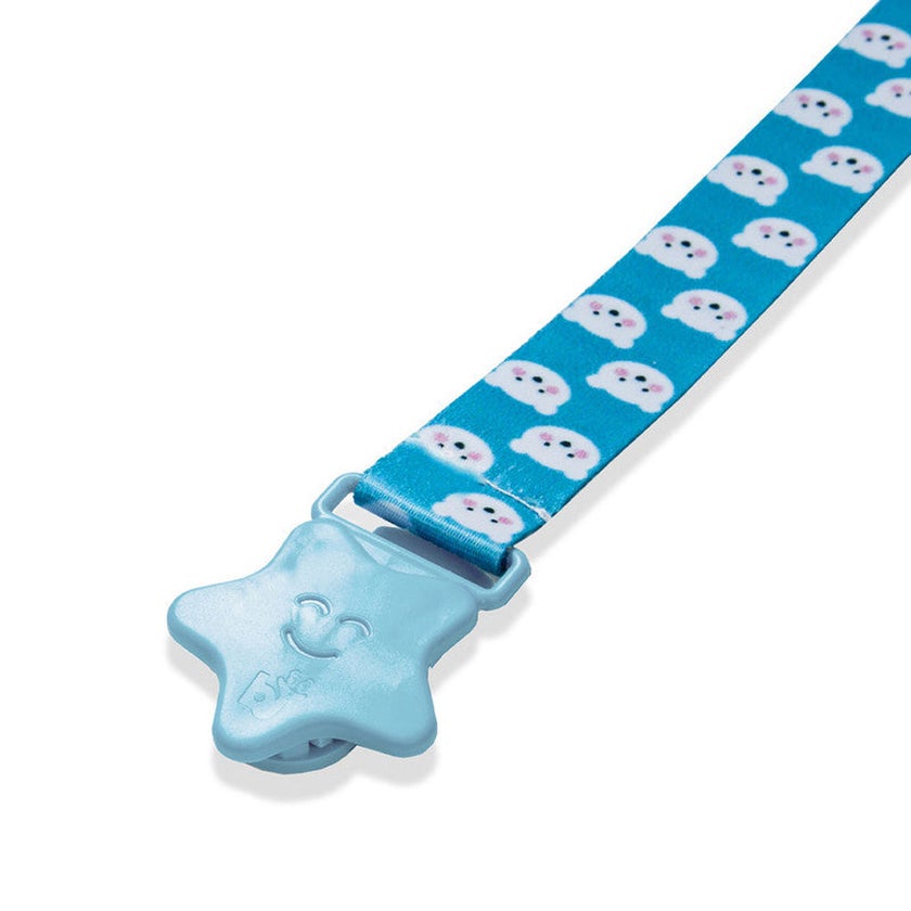 Babyjem Printed Baby Pacifier Holder - Blue