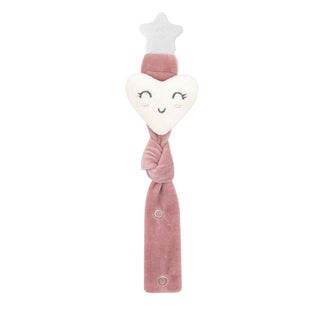 Babyjem Baby Pacifier Holder Heart, Color - Pink