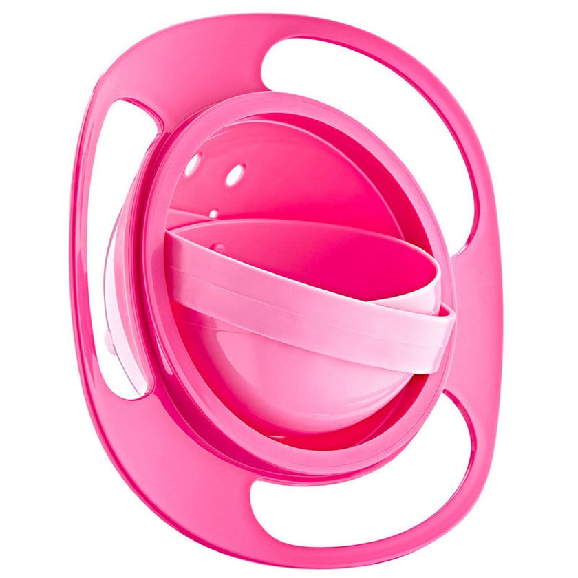 Babyjem No Spill Amazing Feeding Bowl For 6+ Months Baby - Pink