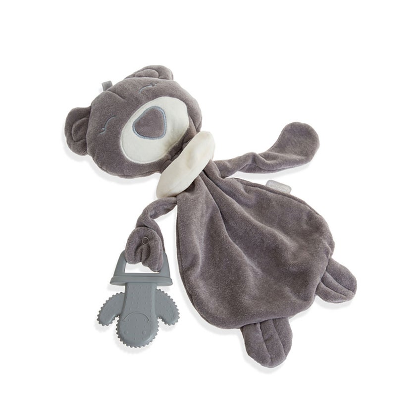 Babyjem Sleep Teddy Bear Baby Teether - Grey