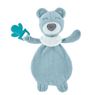 Babyjem Sleep Teddy Bear Baby Teether - Green
