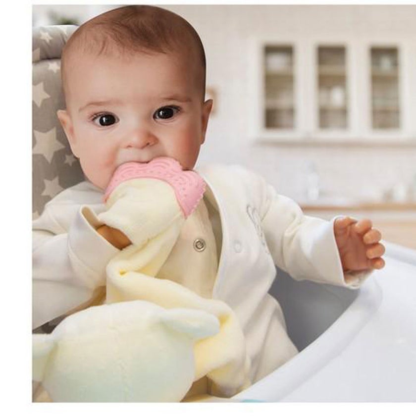 Babyjem Sleep Friend Baby Teether - Pink