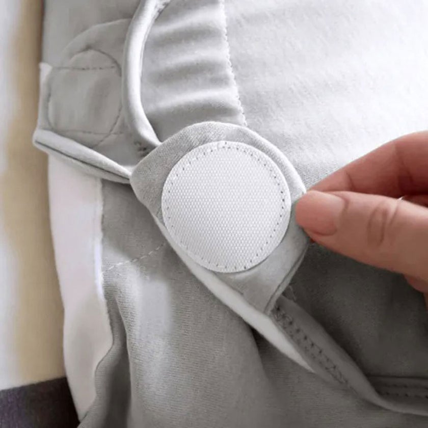 Babyjem Baby Cotton Swaddle For 0-4 Months - Grey