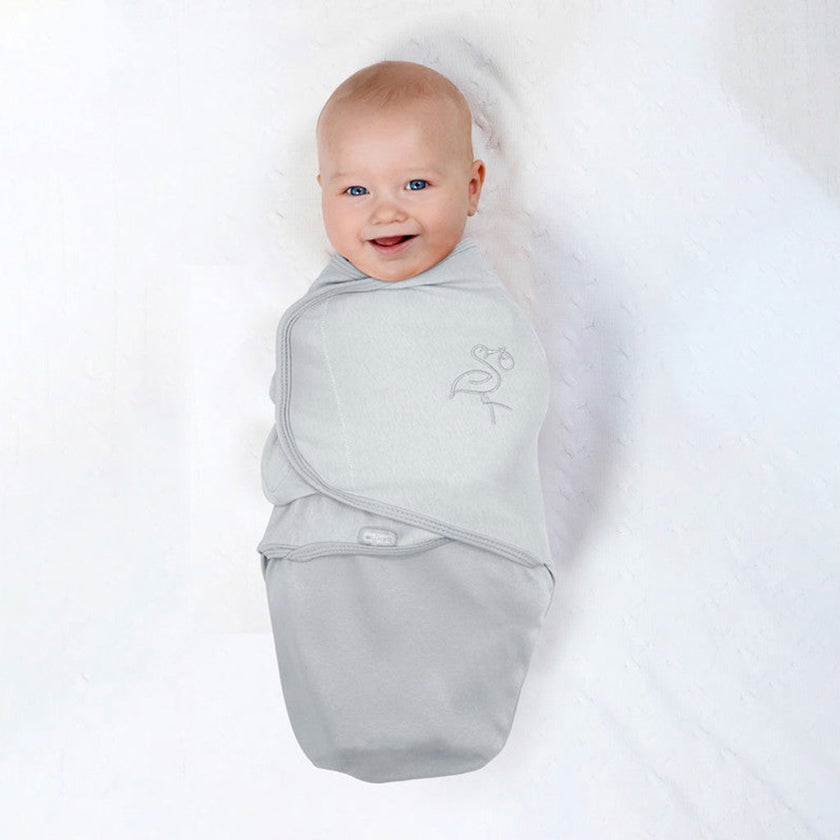 Babyjem Baby Cotton Swaddle For 0-4 Months - Grey