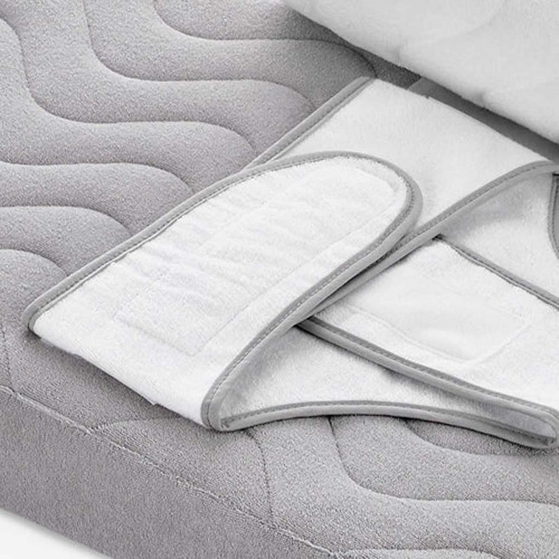 Babyjem Baby Reflux Pillow With Belt For 0-6 Months - Grey
