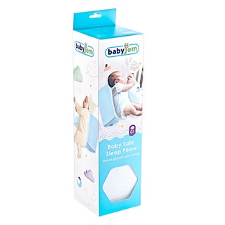 Babyjem Baby Side Sleep Positioner Pillow For 0-6 Months - Off White