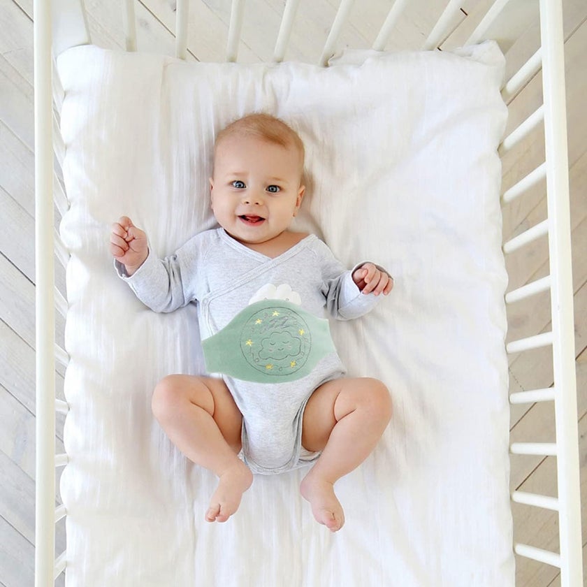 Babyjem Cherry Core Filled Baby Belt For 0+ Month, Color - Green