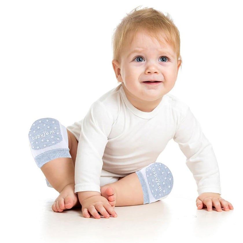 Babyjem Protective Baby Knee Pad For 6+ Month - Blue