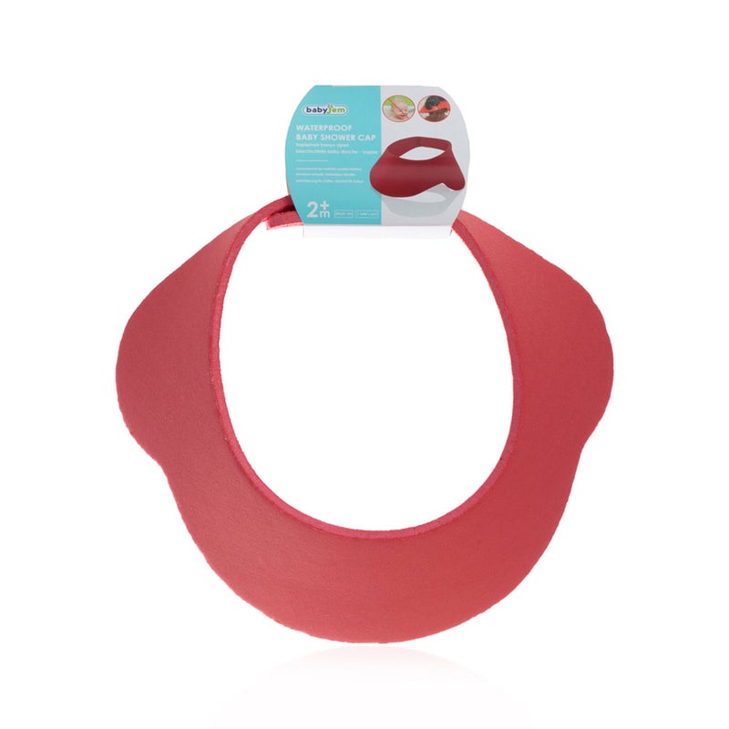 Babyjem Baby Shower Cap - Red
