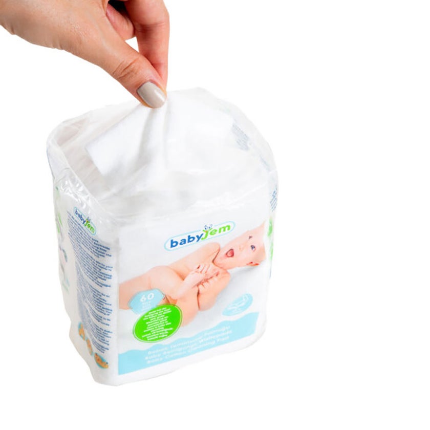 Babyjem Baby Cotton Cleaning Pads, Pack of 60's