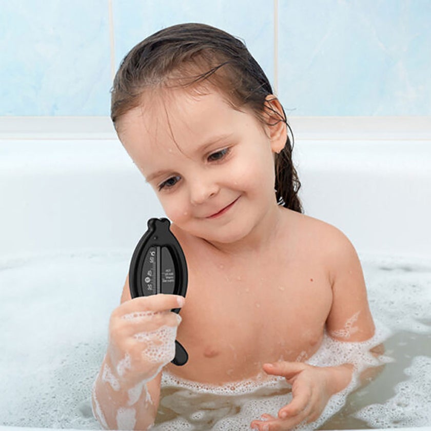 Babyjem Baby Bath & Room Thermometer - Black