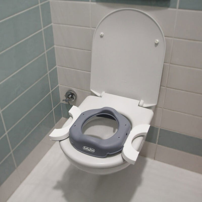 Babyjem Portable Baby Potty Seat For 1+ Year Old, Color - Grey