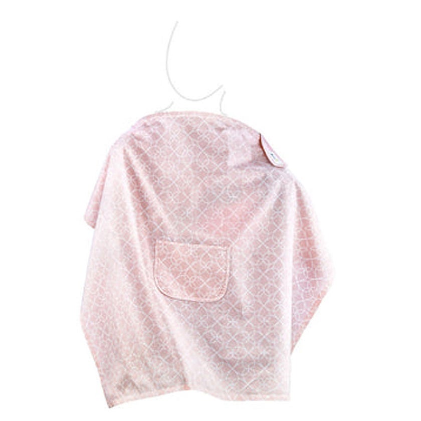 Babyjem Nursing Apron With Pocket - Pink