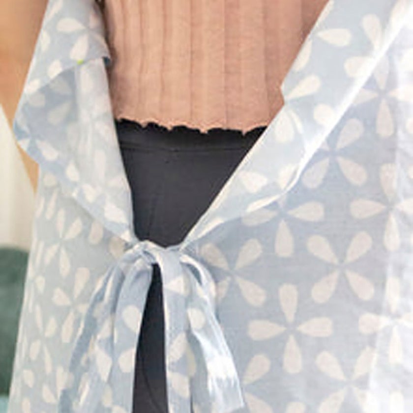 Babyjem Nursing Apron With Pocket - Blue