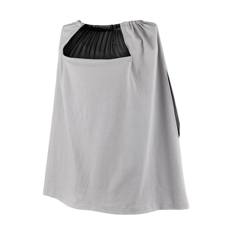 Babyjem Breast Feeding Cover With Tulle Window - Grey