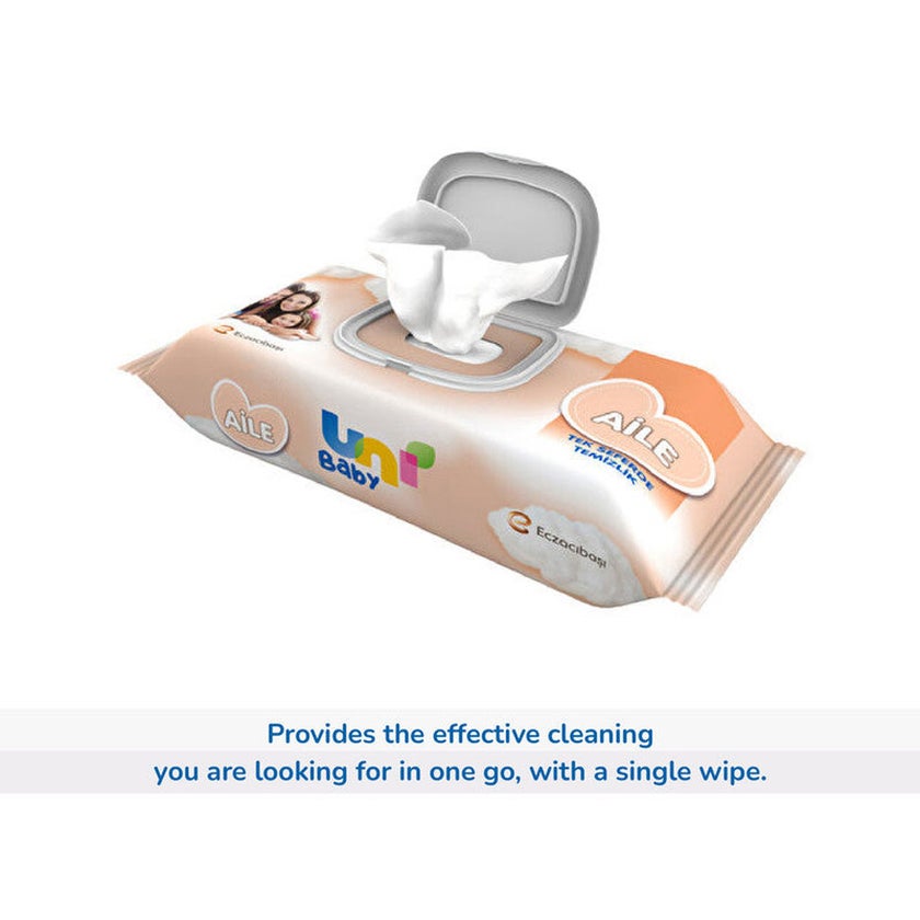Uni Baby Family Wet Wipes, Pack of 100's