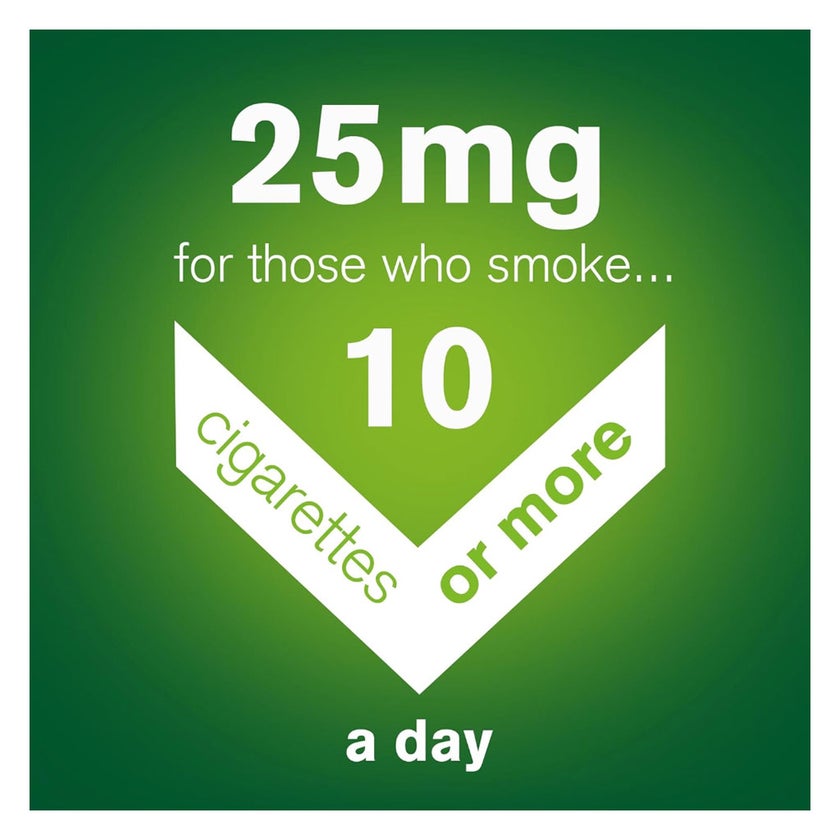 Nicorette Nicotine 25mg Invisi Patches, Pack of 7’s