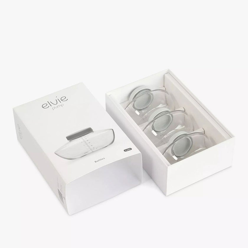 Elvie Pump Breastmilk Storage Bottles, Pack of 3's