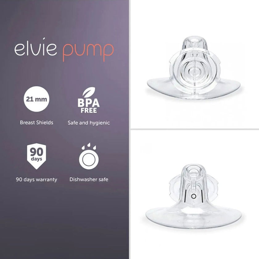 Elvie Pump Breast Shields, Size 28mm, Pack of 2's