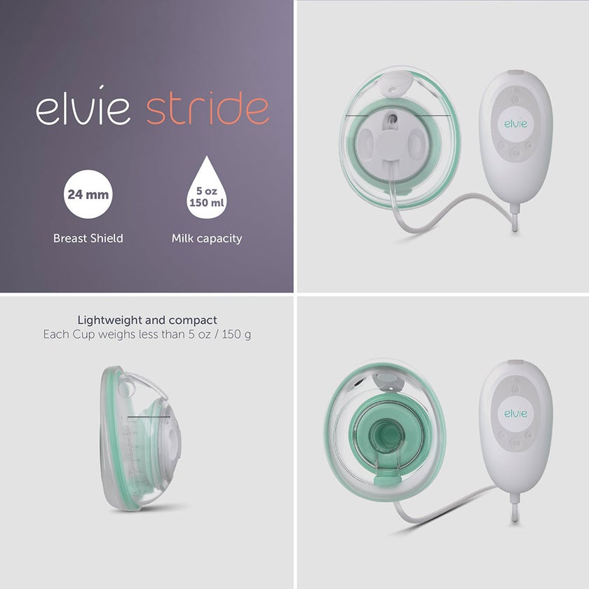 Elvie Stride Wearable Electric Breast Pump Single