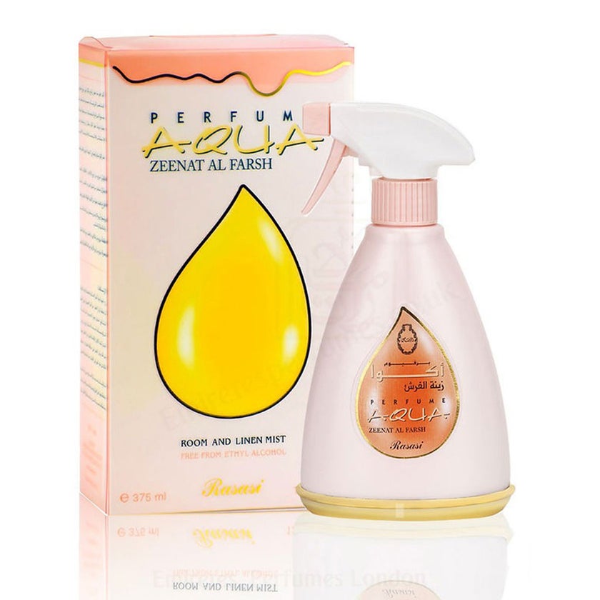Rasasi Aqua Zeenat Al Farsh Room & Linen Mist 375ml