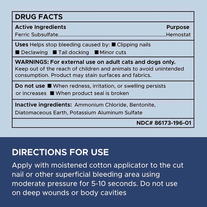 Chew + Heal Hemostat Styptic Powder For Pets 45g