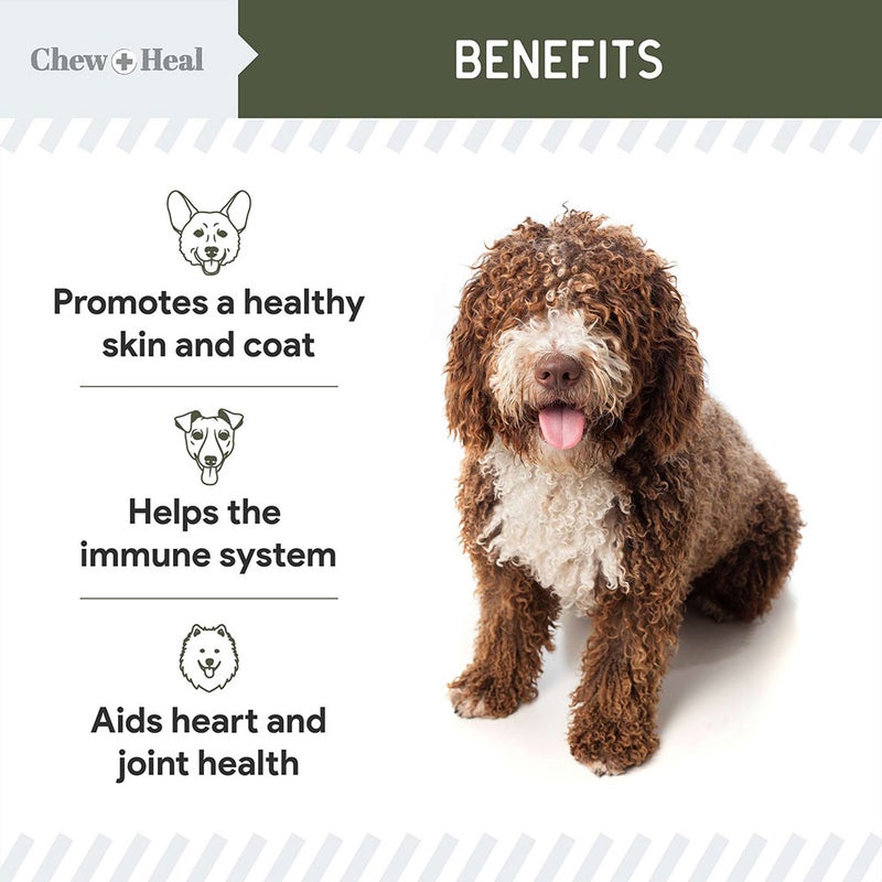 Chew + Heal Wild Icelandic Cod Liver Oil For Dogs 473ml